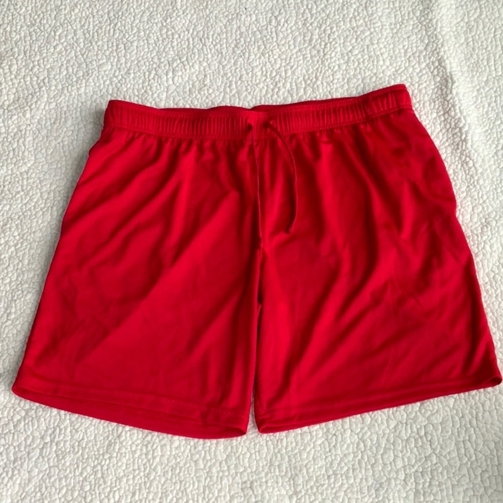 Mens Athletic Shorts Red Size X-Large Like New